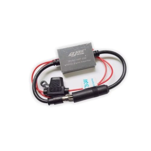 Antenna jelerősítő DIN-DIN fémházas 35v