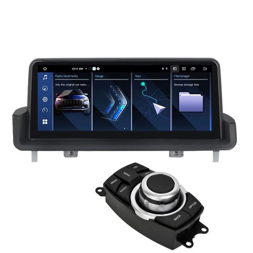 BMW 3 - E90 E91 E92 E93 - 2003-2012 Android autórádió multimédia fejegység +iDrive 10.25col 
