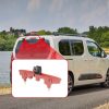 Citroën Berlingo 2008-2024 HD tolatókamera