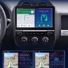 Jeep Compass  2011-2018 Android autórádió multimédia fejegység Extra kijelzővel