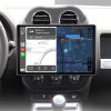 Jeep Compass  2011-2018 Android autórádió multimédia fejegység Extra kijelzővel