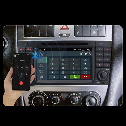 Mercedes C osztály W203 - 2004-07 Android autórádió multimédia fejegység 7colos