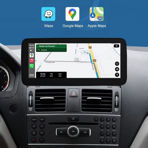 Mercedes C osztály W204 - Android autórádió multimédia fejegység