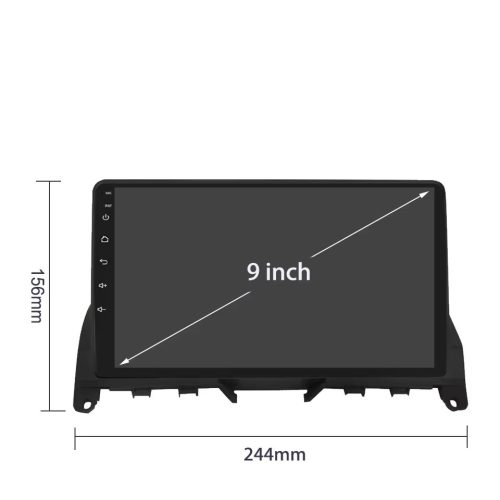 Mercedes C osztály W204 - 2007-10 Android autórádió multimédia fejegység