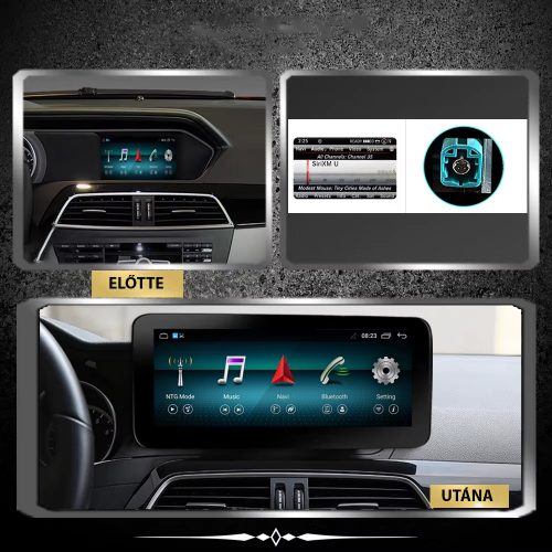 Mercedes C osztály W205 - 2011-14 Android autórádió multimédia fejegység