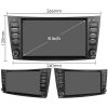 Mercedes E osztály W211 - 2002-2009 Android autórádió multimédia fejegység 8colos