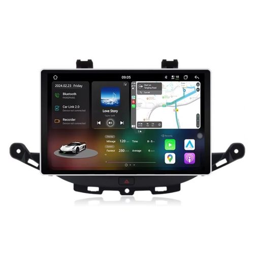 Opel Astra K 2015-2021 Android autórádió multimédia fejegység Extra nagy kijelzővel