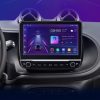 Smart Fortwo 2014-2020 Android autórádió multimédia fejegység Extra kijelzővel