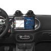 Smart Fortwo 2014-2020 Android autórádió multimédia fejegység Extra kijelzővel