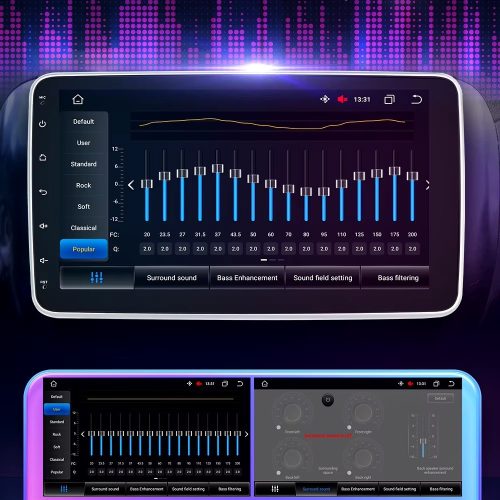 Univerzális 1DIN Android autórádió multimédia fejegység 10col