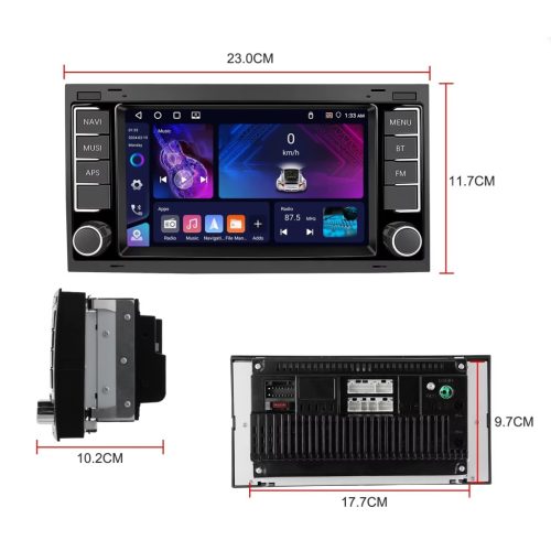 Volkswagen Transporter 2003-2014 Android autórádió multimédia fejegység 7col