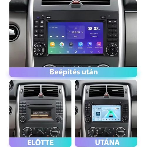 Volkswagen Crafter - 2006-12 Android autórádió multimédia fejegység 7colos