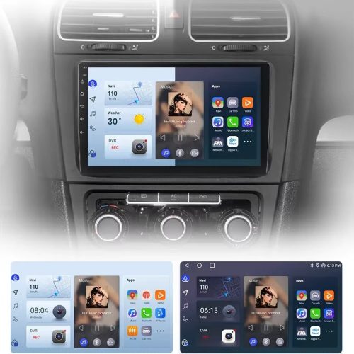 Volkswagen Golf 6 2008-2013 Android autórádió multimédia fejegység 9col