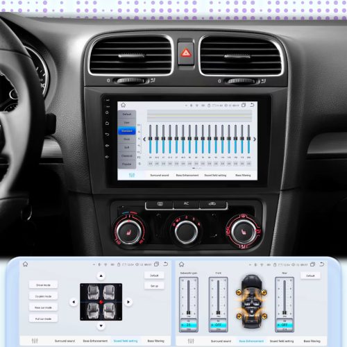 Volkswagen Golf 6 2008-2013 Android autórádió multimédia fejegység 9col