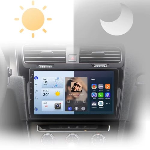 Volkswagen Golf 7 2013-2020 Android autórádió multimédia fejegység 9col