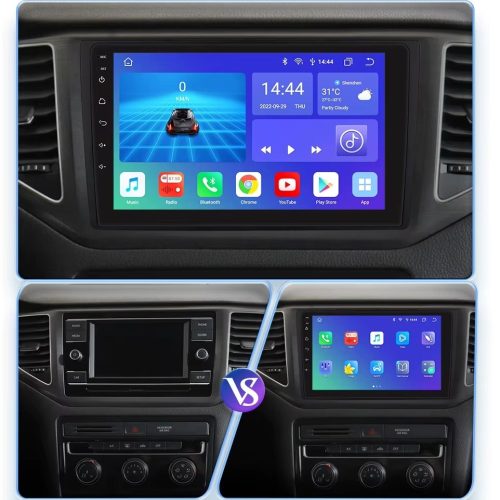 Volkswagen Polo VI 2018-2022 Android autórádió multimédia fejegység 9col