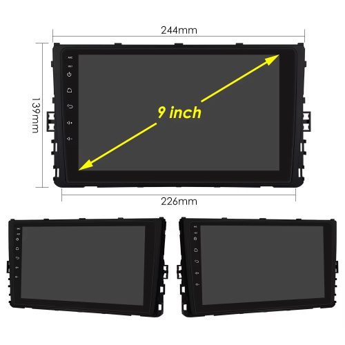 Volkswagen T-Cross 2019-2023 Android autórádió multimédia fejegység 9col